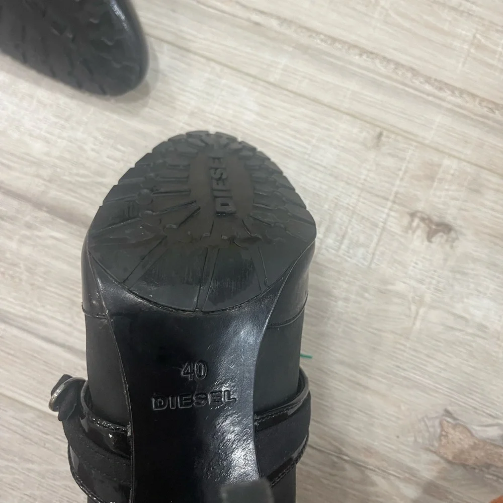Diesel leather boots-Size 9 (40) - Picture 11 of 14